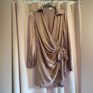 Superdown wrap dress